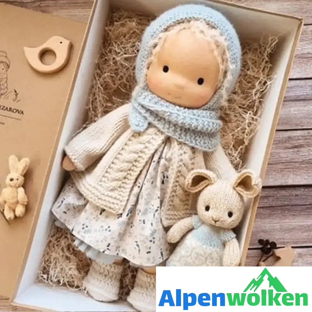 Alpenwolken - Handgefertigte Waldorfpuppe