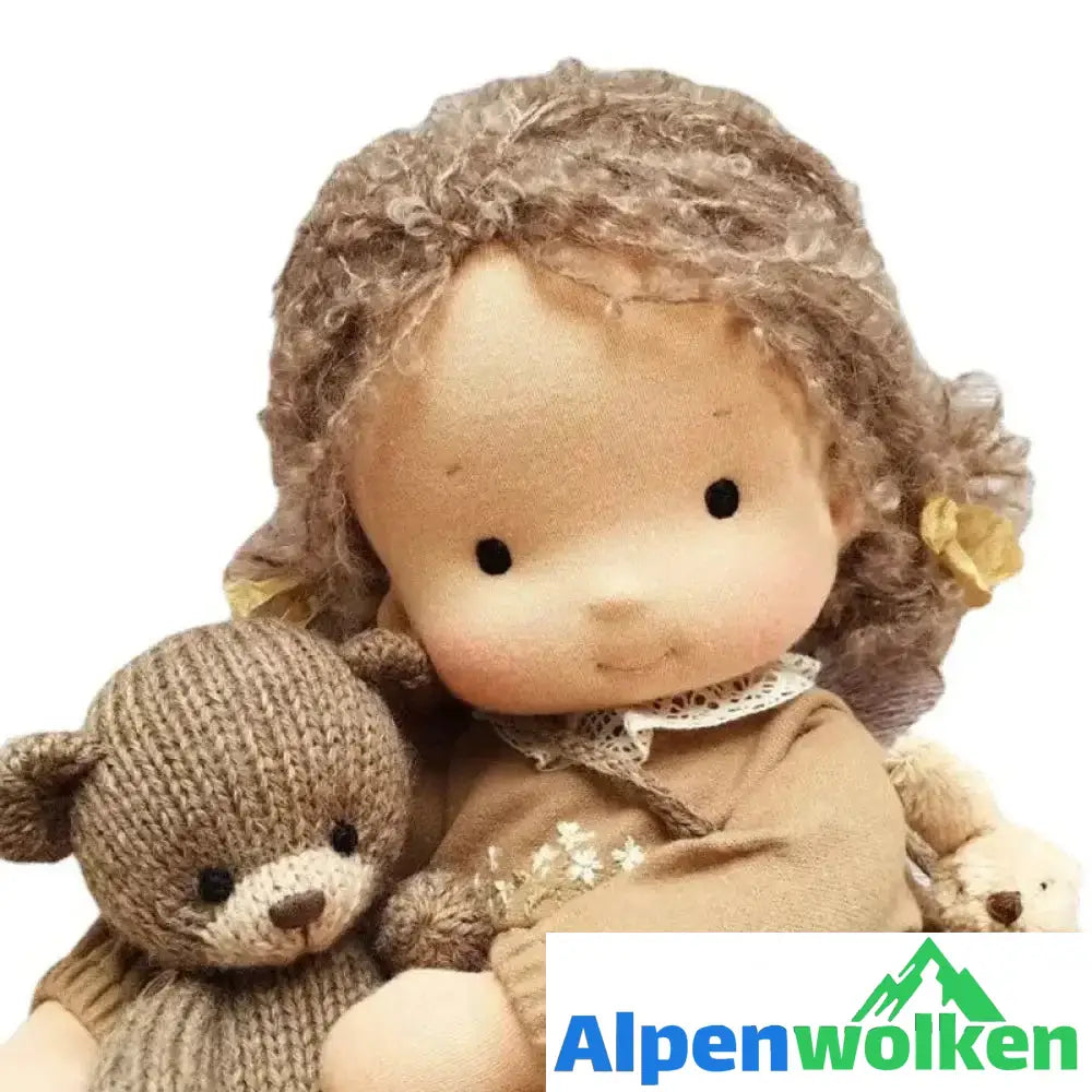 Alpenwolken - Handgefertigte Waldorfpuppe