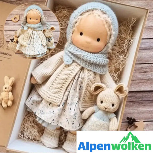 Alpenwolken - Handgefertigte Waldorfpuppe