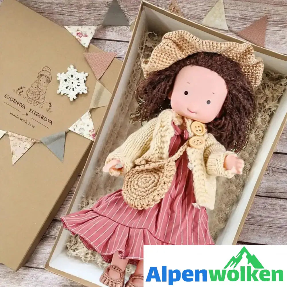 Alpenwolken - Handgefertigte Waldorfpuppe G