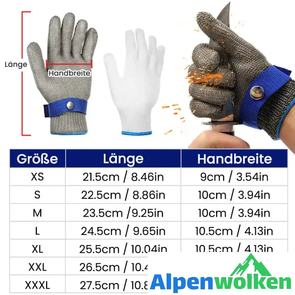 Alpenwolken - Handschuhe aus Draht 3XL 2 Stück