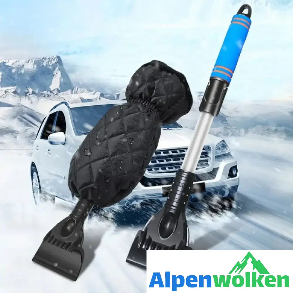 Alpenwolken - Handschuhe mit Schneeschaufel Schneeschaber