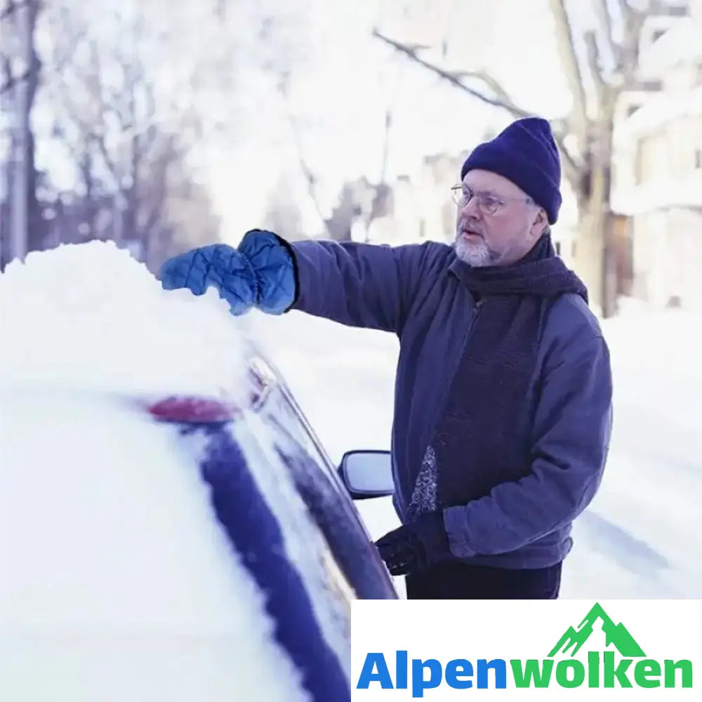 Alpenwolken - Handschuhe mit Schneeschaufel Schneeschaber