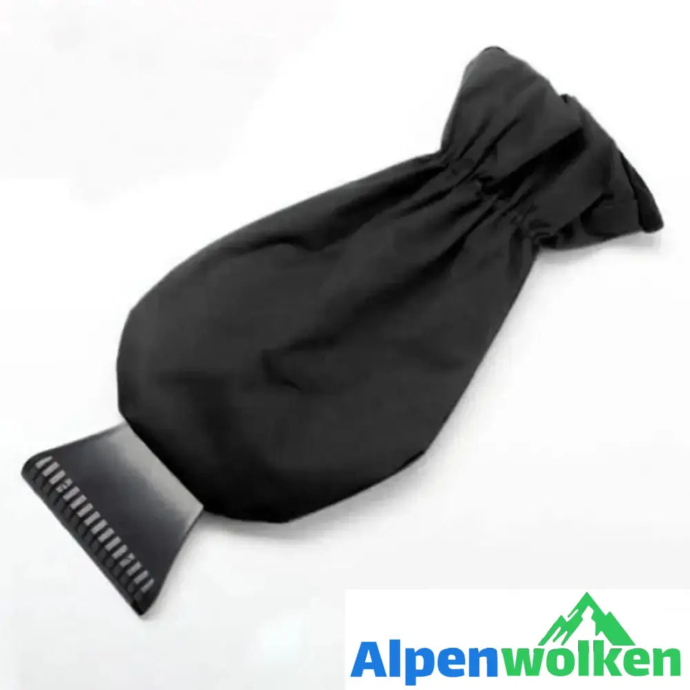 Alpenwolken - Handschuhe mit Schneeschaufel Schneeschaber Normal schwarz