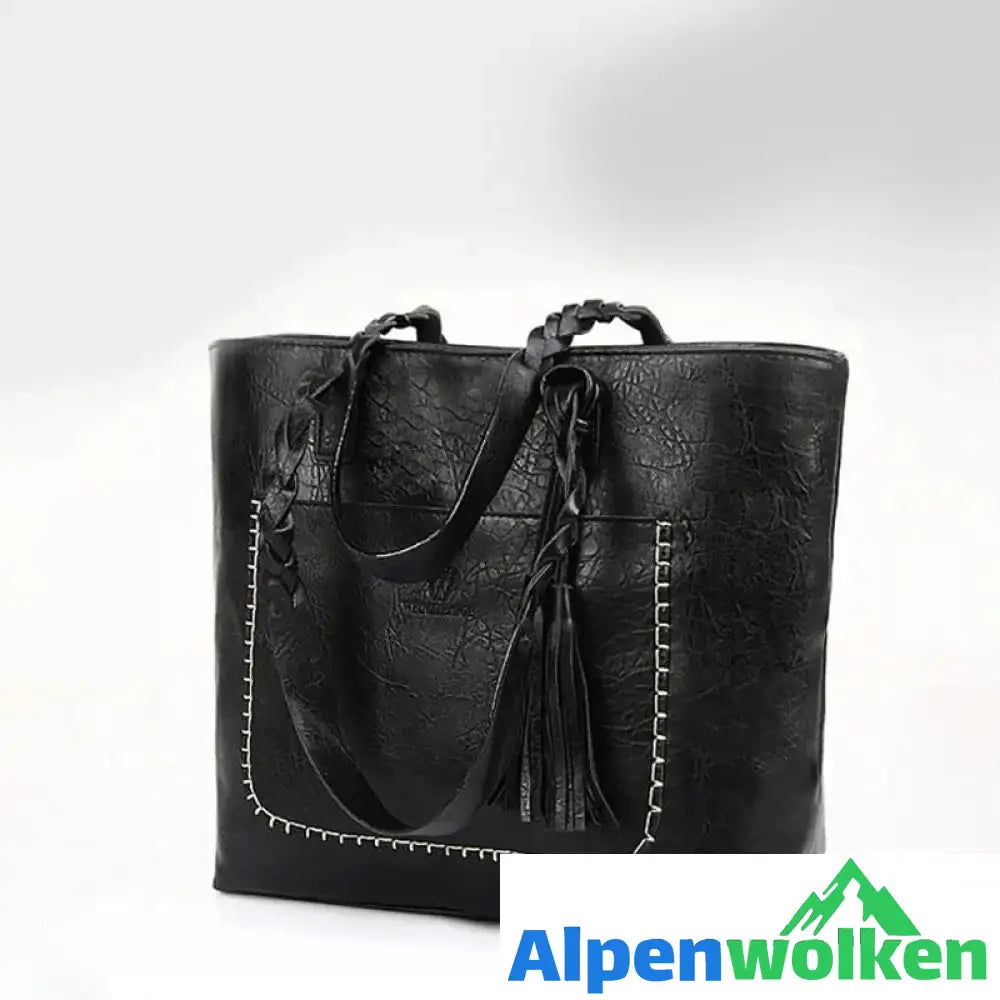 Alpenwolken - Handtaschen aus Leder für Damenmode