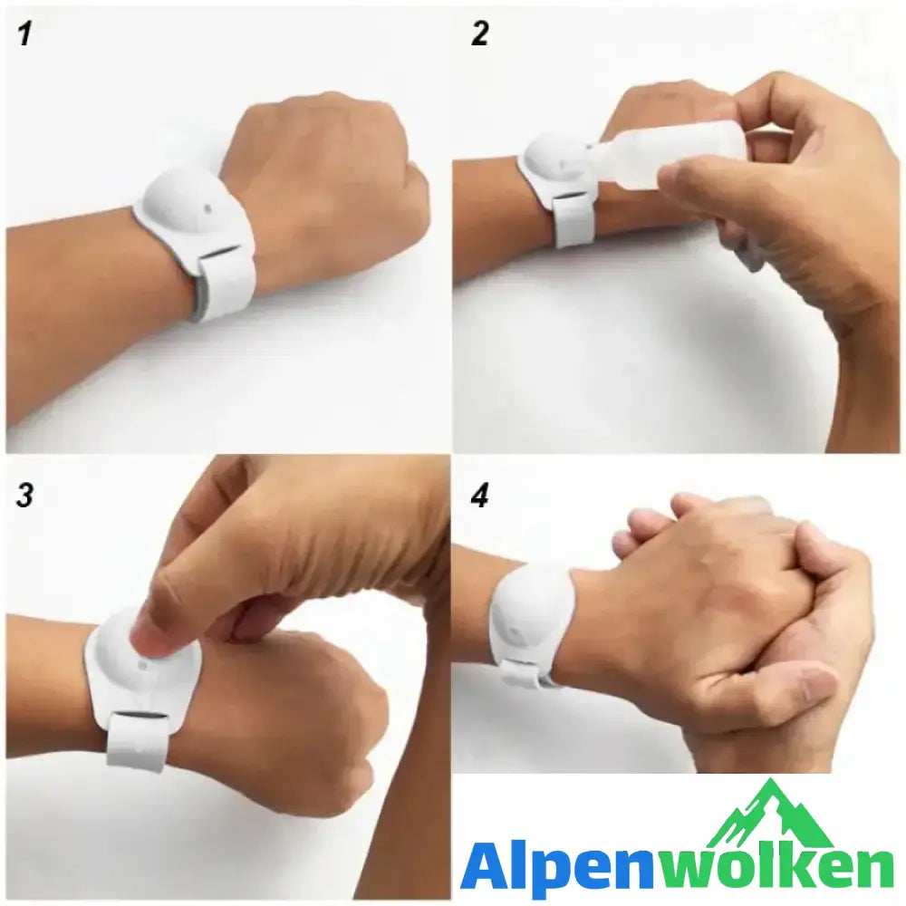 Alpenwolken - Handwaschflüssigkeit Armband