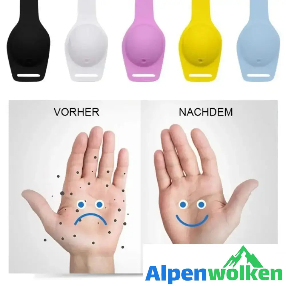 Alpenwolken - Handwaschflüssigkeit Armband