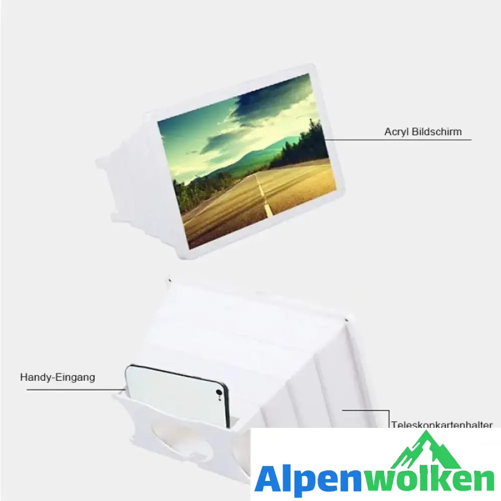 Alpenwolken - Handy-Bildschirmverstärker