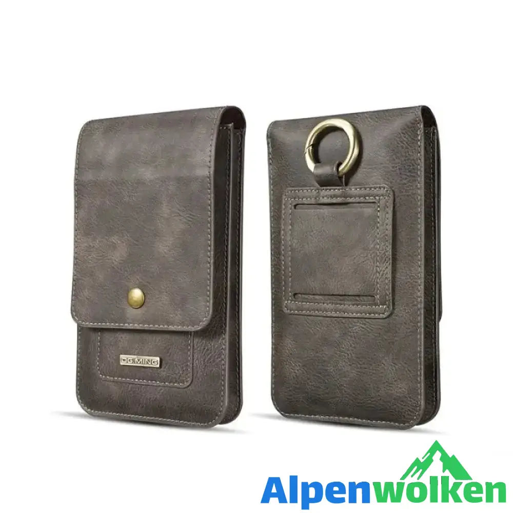 Alpenwolken - Handy Tasche Taille Gürteltasche Grau