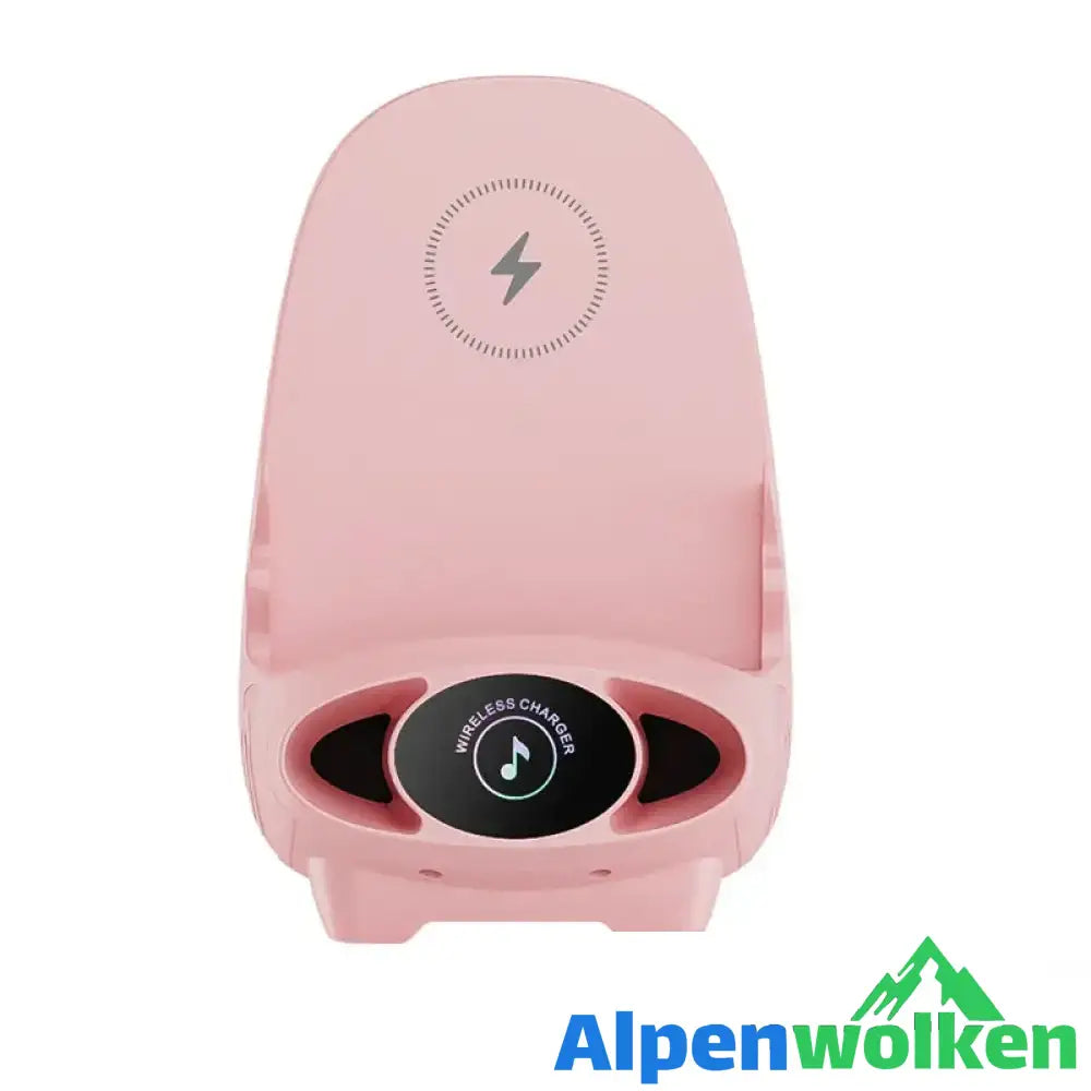 Alpenwolken - Handyhalter für kabelloses Laden Rosa