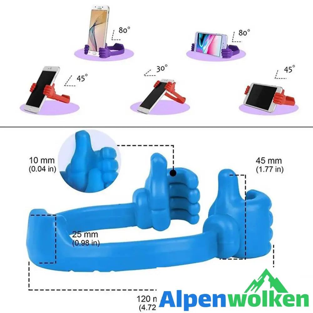 Alpenwolken - Handyshalterung Mit Daumen Hoch