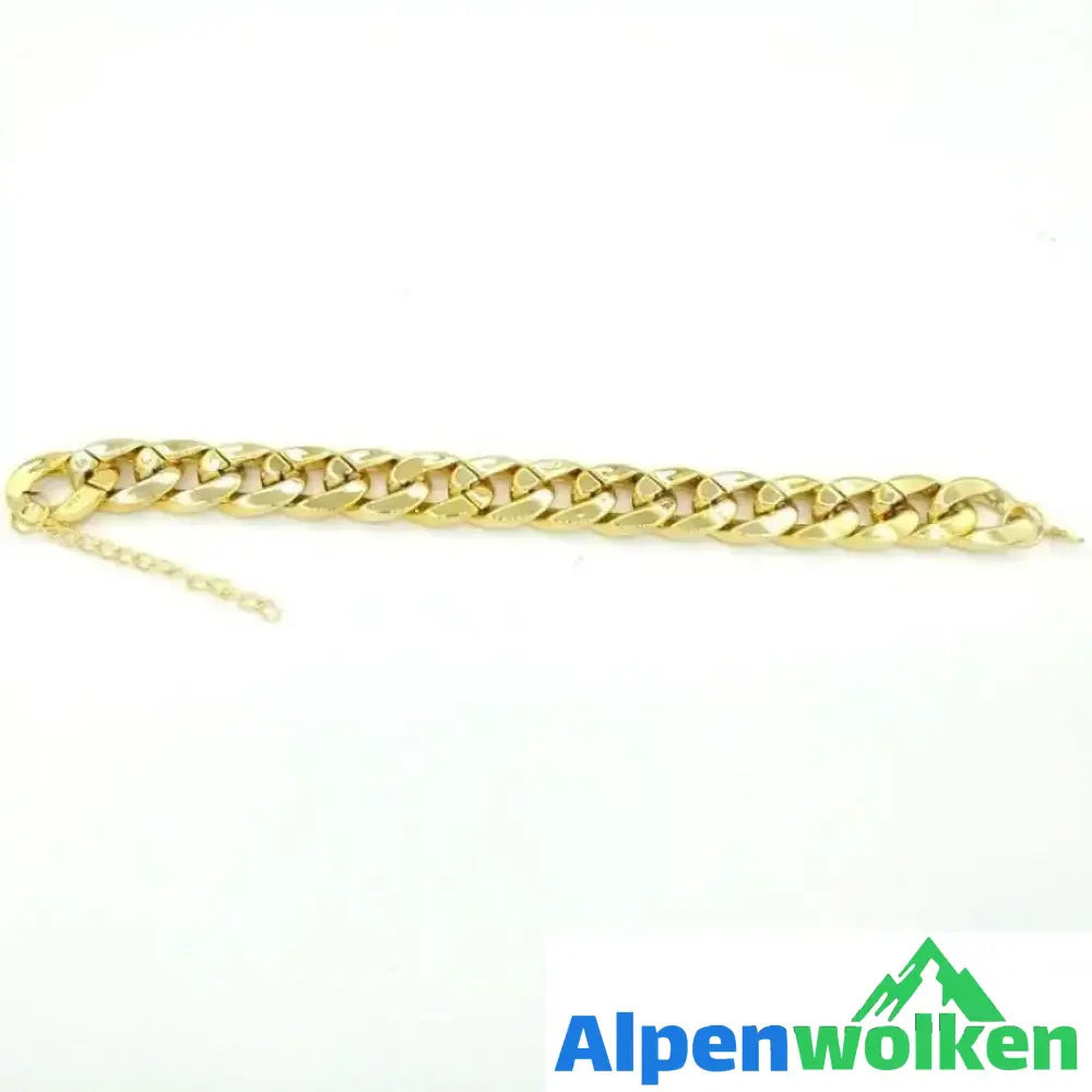 Alpenwolken - Haustier Schmuck Dicke Goldkette Halsband