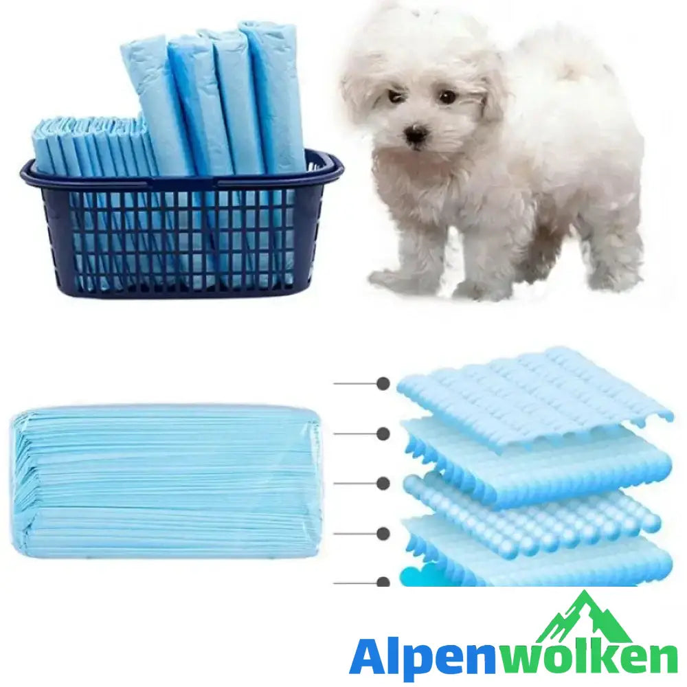 Alpenwolken - Haustierwindeln, Einwegverdickung, desodorierend, saugfähig, Hund, Windel, Training, Hundewindeln