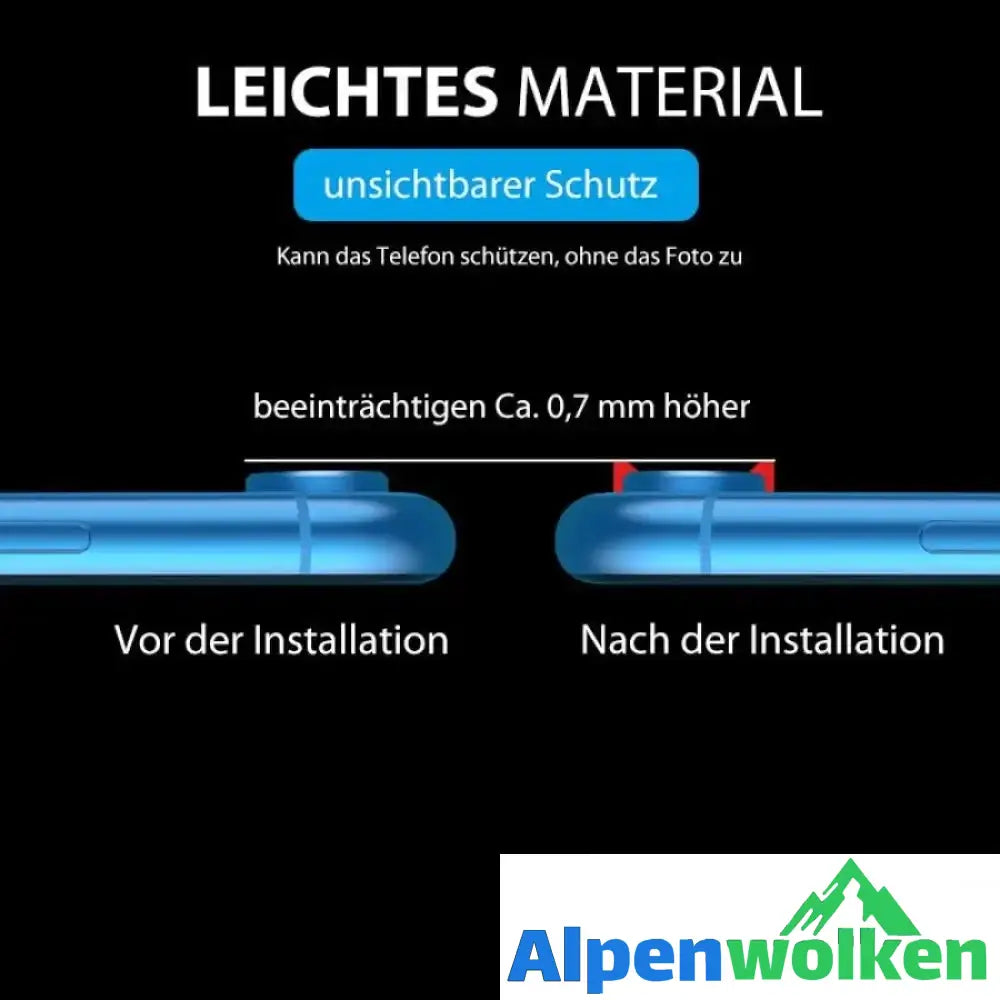 Alpenwolken - HD iPhone Kamera Objektivschutz