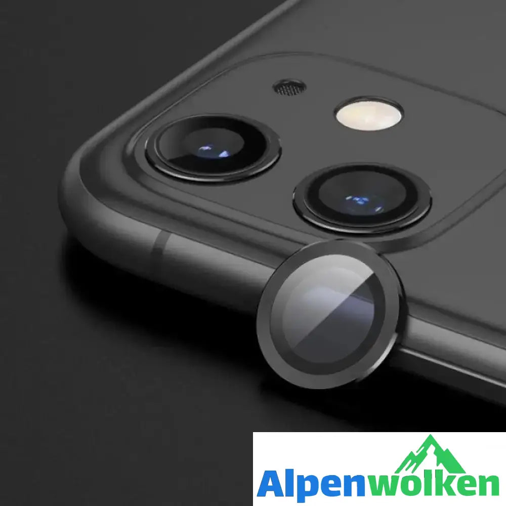 Alpenwolken - HD iPhone Kamera Objektivschutz schwarz