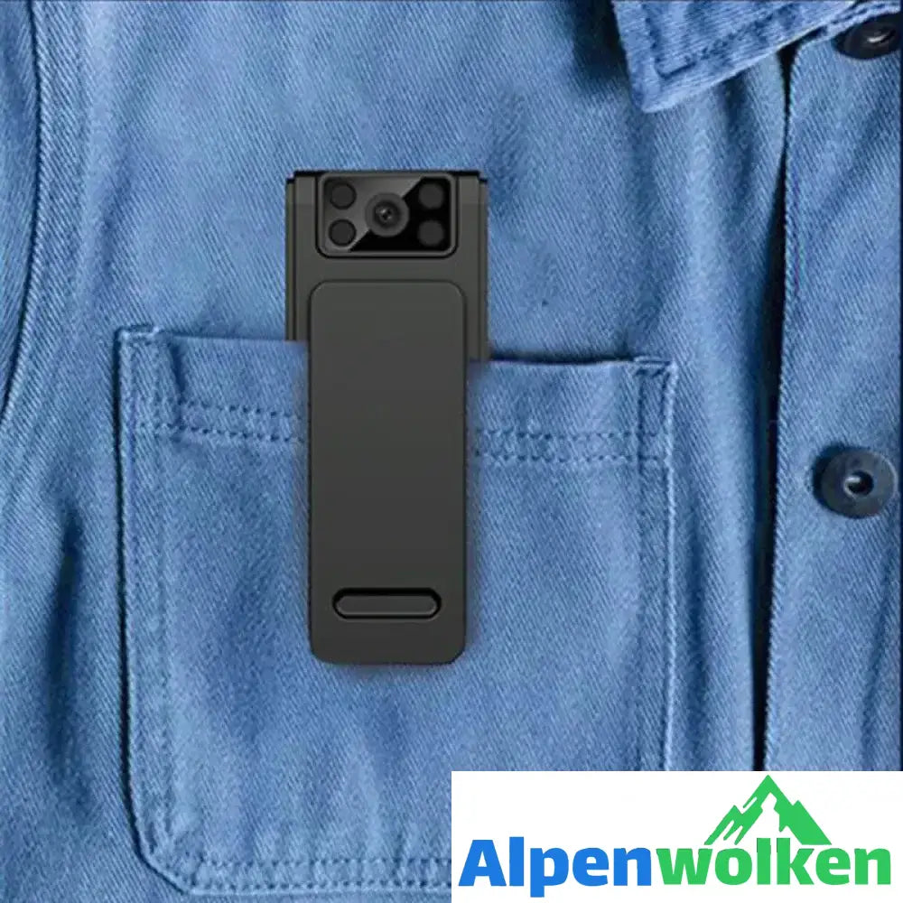 Alpenwolken - HD-Kamera mit magnetischem Rückclip