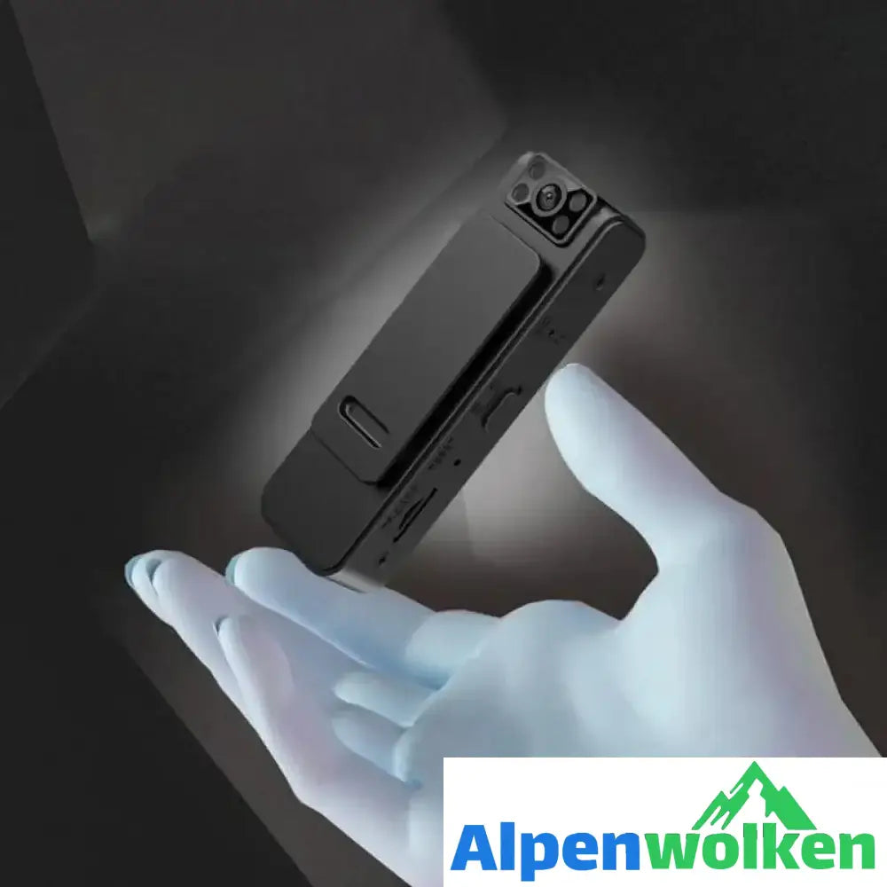 Alpenwolken - HD-Kamera mit magnetischem Rückclip