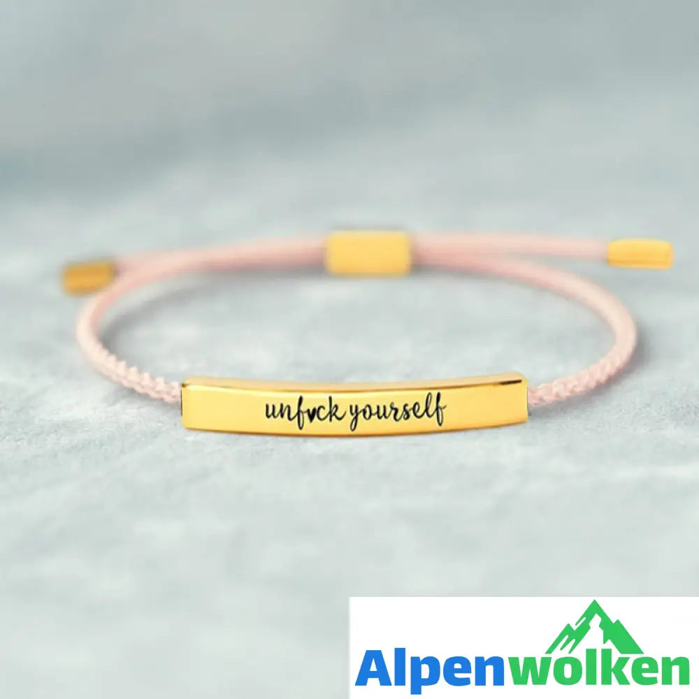 Alpenwolken - 🔥heißer Ausverkauf🔥Armband „UNF CK YOURSELF“