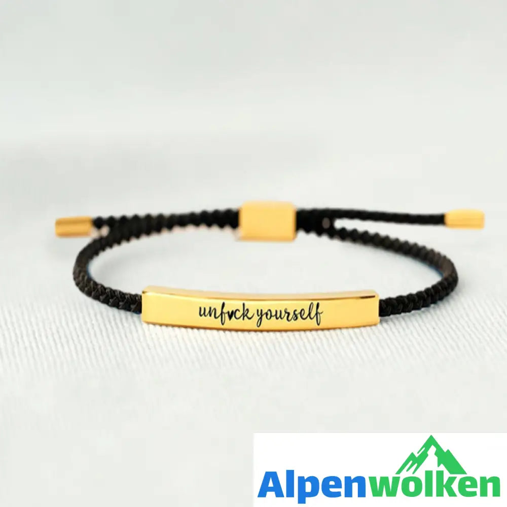 Alpenwolken - 🔥heißer Ausverkauf🔥Armband „UNF CK YOURSELF“