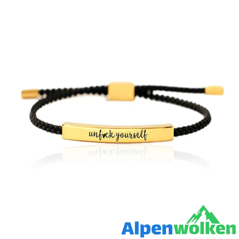 Alpenwolken - 🔥heißer Ausverkauf🔥Armband „UNF CK YOURSELF“