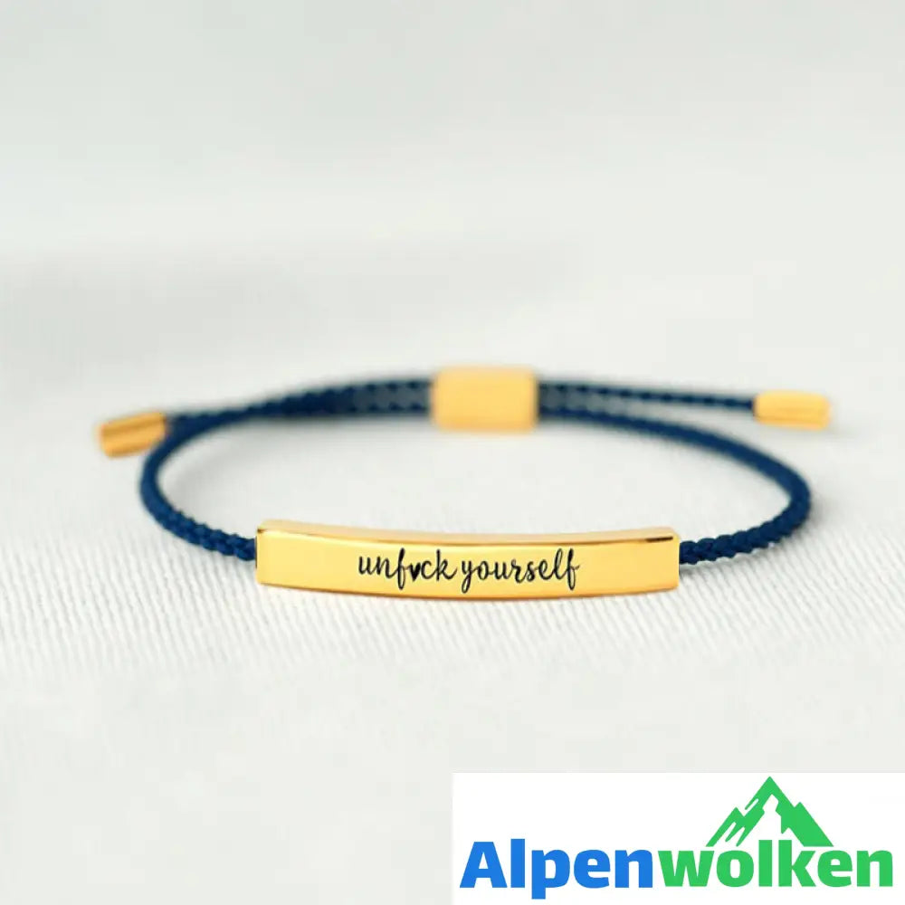 Alpenwolken - 🔥heißer Ausverkauf🔥Armband „UNF CK YOURSELF“