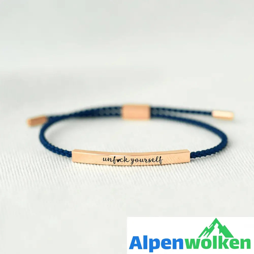 Alpenwolken - 🔥heißer Ausverkauf🔥Armband „UNF CK YOURSELF“