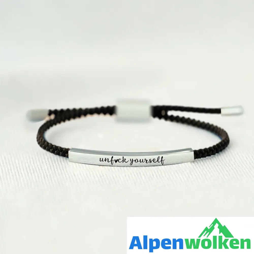 Alpenwolken - 🔥heißer Ausverkauf🔥Armband „UNF CK YOURSELF“