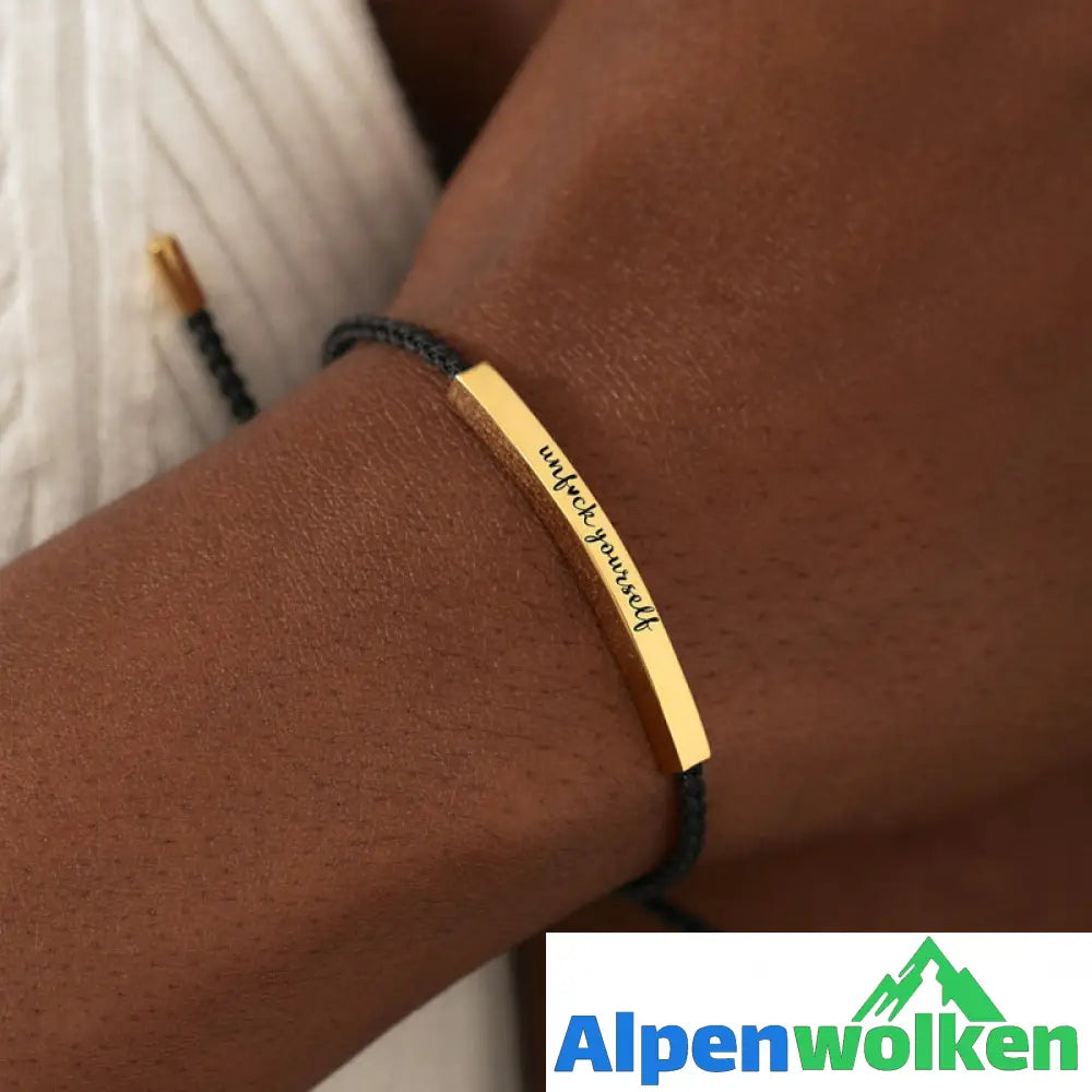 Alpenwolken - 🔥heißer Ausverkauf🔥Armband „UNF CK YOURSELF“