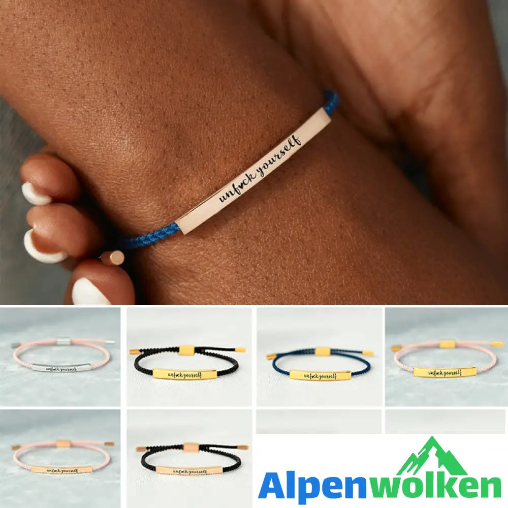 Alpenwolken - 🔥heißer Ausverkauf🔥Armband „UNF CK YOURSELF“