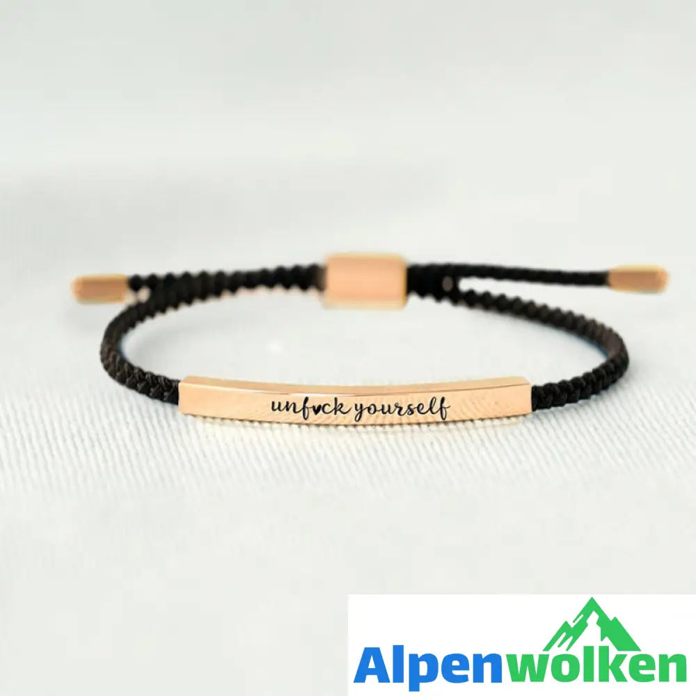 Alpenwolken - 🔥heißer Ausverkauf🔥Armband „UNF CK YOURSELF“