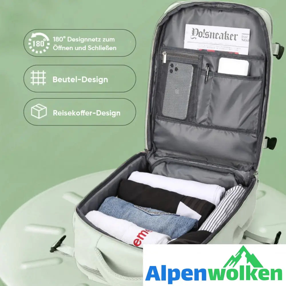 Alpenwolken - 🔥heißer Ausverkauf🔥Frauen große Reise wasserdicht Wandern Rucksack