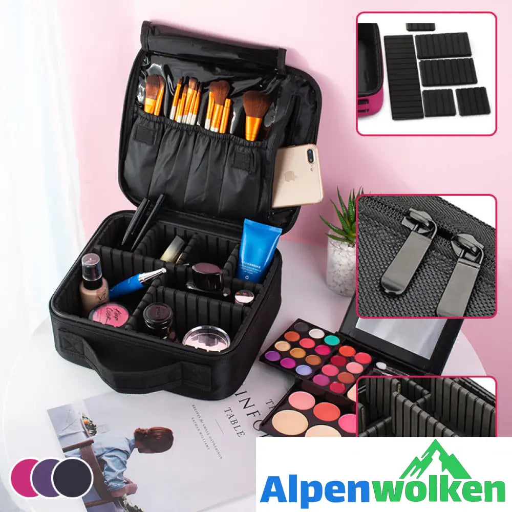 Alpenwolken - 🔥heißer Ausverkauf🔥Kosmetik-Aufbewahrungskoffer mit verstellbarem Fach