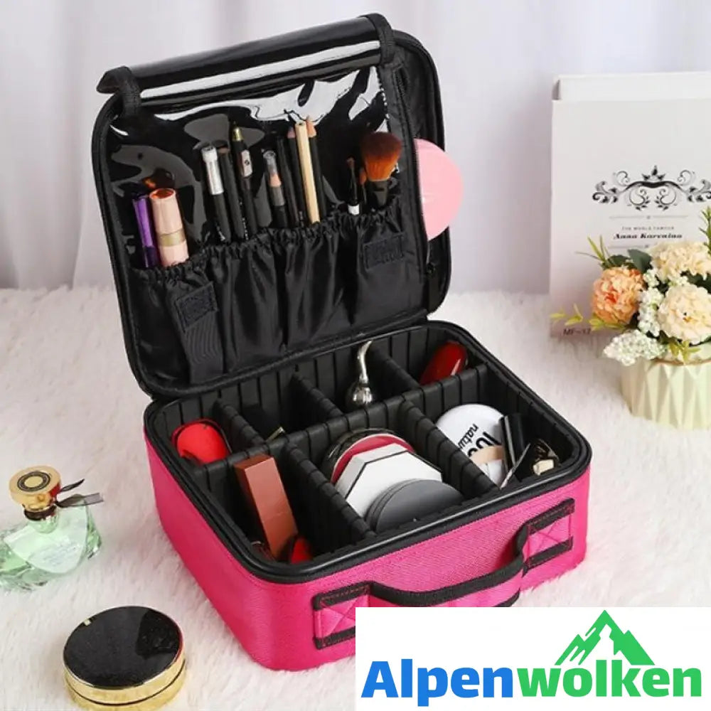 Alpenwolken - 🔥heißer Ausverkauf🔥Kosmetik-Aufbewahrungskoffer mit verstellbarem Fach