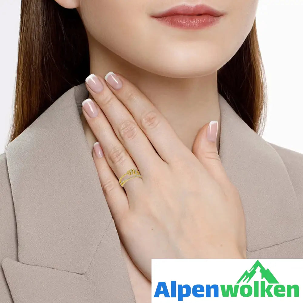 Alpenwolken - 🔥heißer Ausverkauf🔥Modischer Verstellbarer Glücksring für Damen