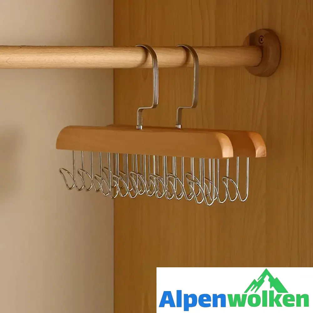 Alpenwolken - 🔥heißer Ausverkauf🔥Rutschfeste Garderobe mit mehreren Haken Holzfarbe