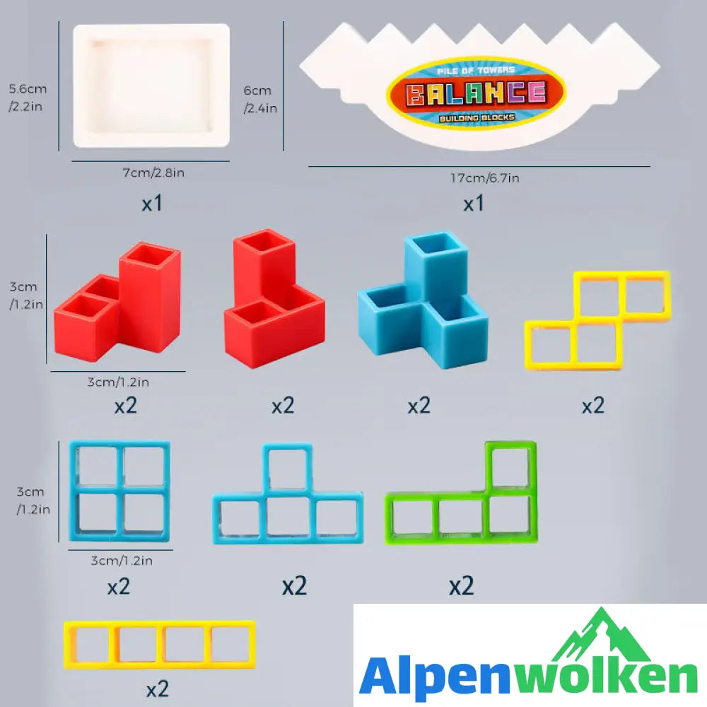 Alpenwolken - 🔥heißer Ausverkauf🔥Schaukelstapel hoch Kinder-Balance-Spielzeug