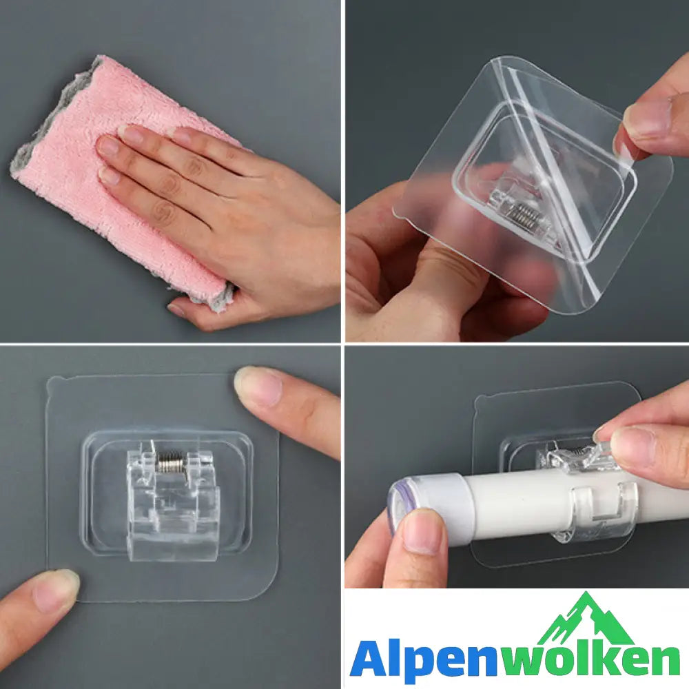 Alpenwolken - 🔥heißer Ausverkauf🔥Transparenter Hängestangenclip