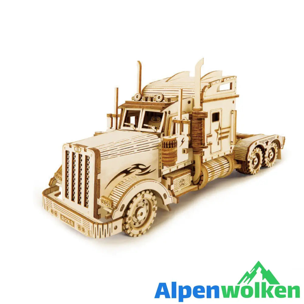 Alpenwolken - 🧒Heißer Verkauf 50 % RABATT🔥Kreatives dreidimensionales zusammenbauendes Spielzeug Straßenkreuzer Amerikanische Langkopftrucks