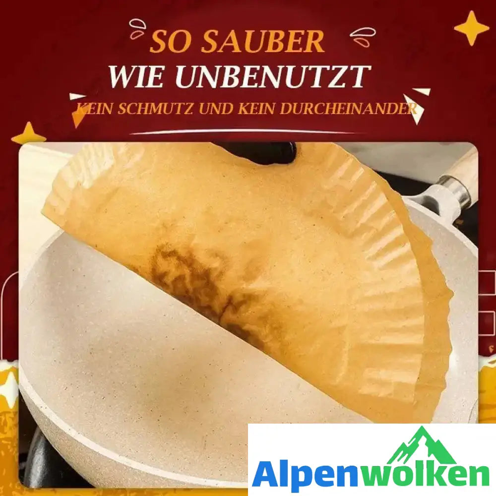 Alpenwolken - Heißluftfritteuse Einweg-Papiereinlage