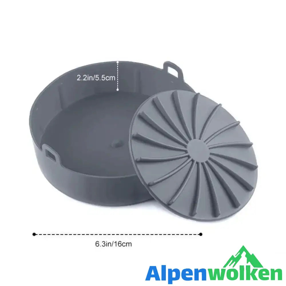 Alpenwolken - Heißluftfritteuse Silikonform Grau 16*5.5CM