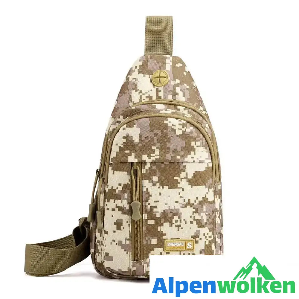 Alpenwolken - Herr Multifunktionale Sport Brusttasche Gelb