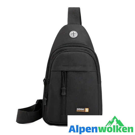 Alpenwolken - Herr Multifunktionale Sport Brusttasche Schwarz