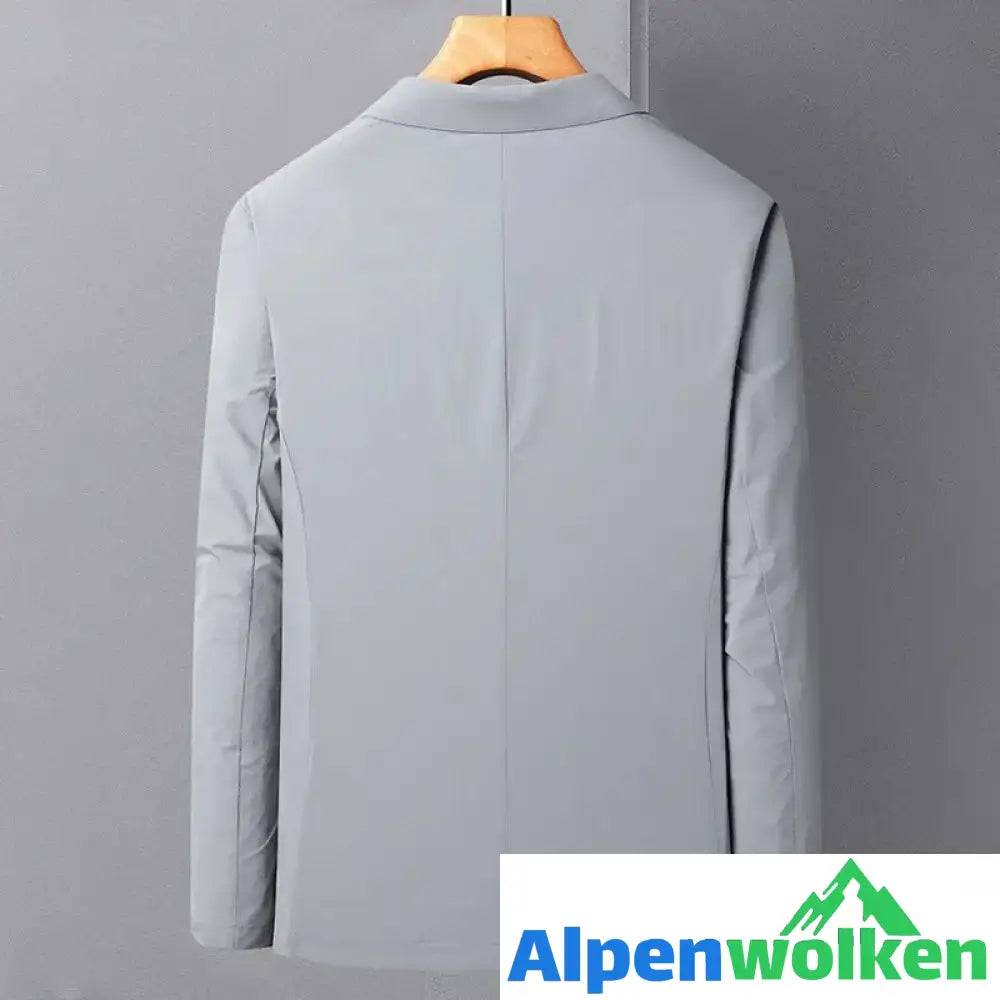 Alpenwolken - Herren-Blazer aus Eisseide