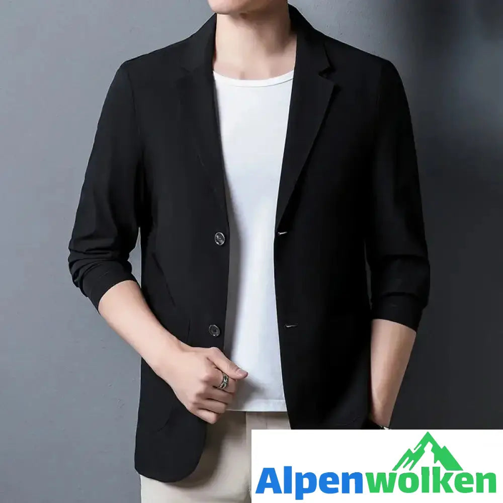 Alpenwolken - Herren-Blazer aus Eisseide