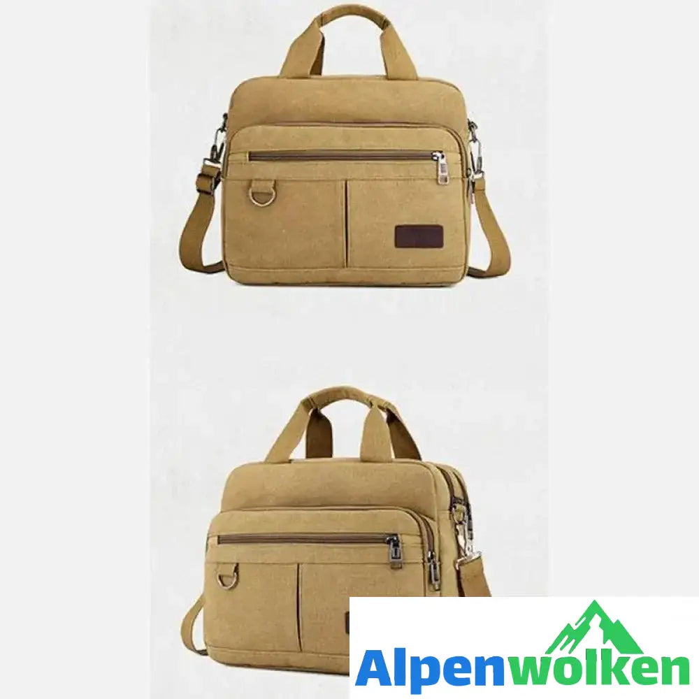 Alpenwolken - Herren Business Handtasche Umhängetasche mit großem Fassungsvermögen