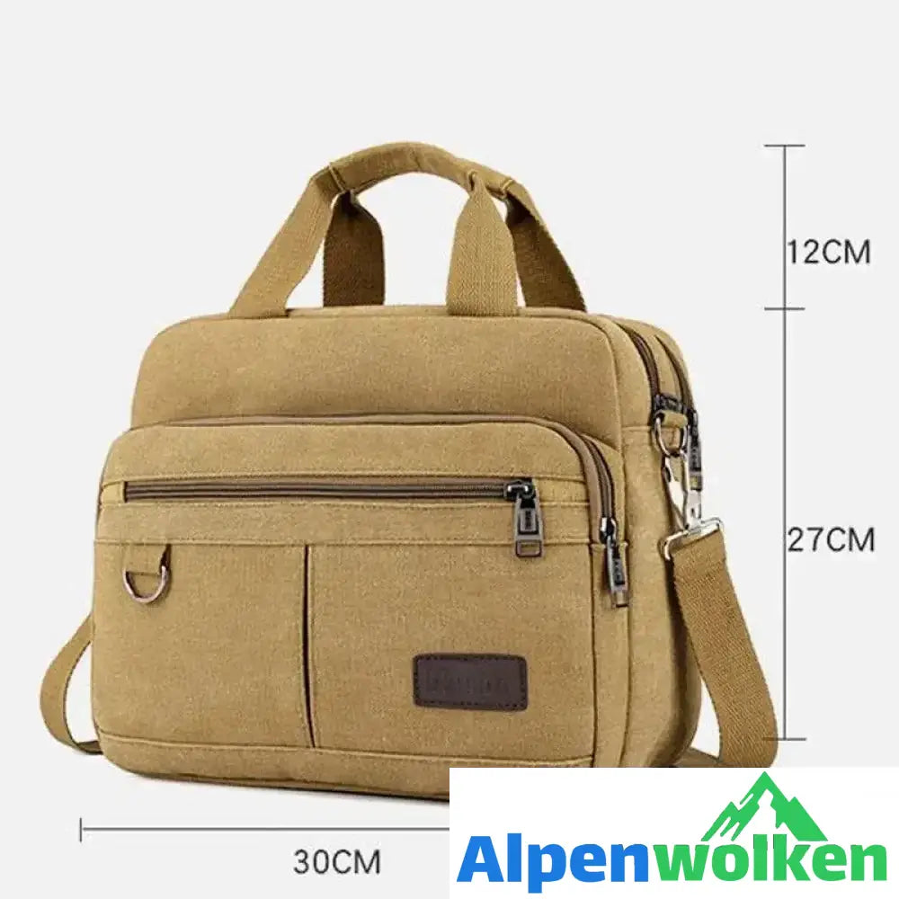 Alpenwolken - Herren Business Handtasche Umhängetasche mit großem Fassungsvermögen