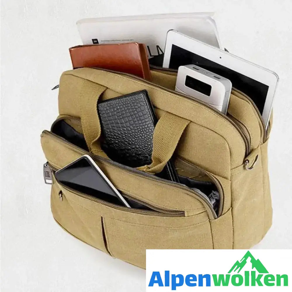 Alpenwolken - Herren Business Handtasche Umhängetasche mit großem Fassungsvermögen