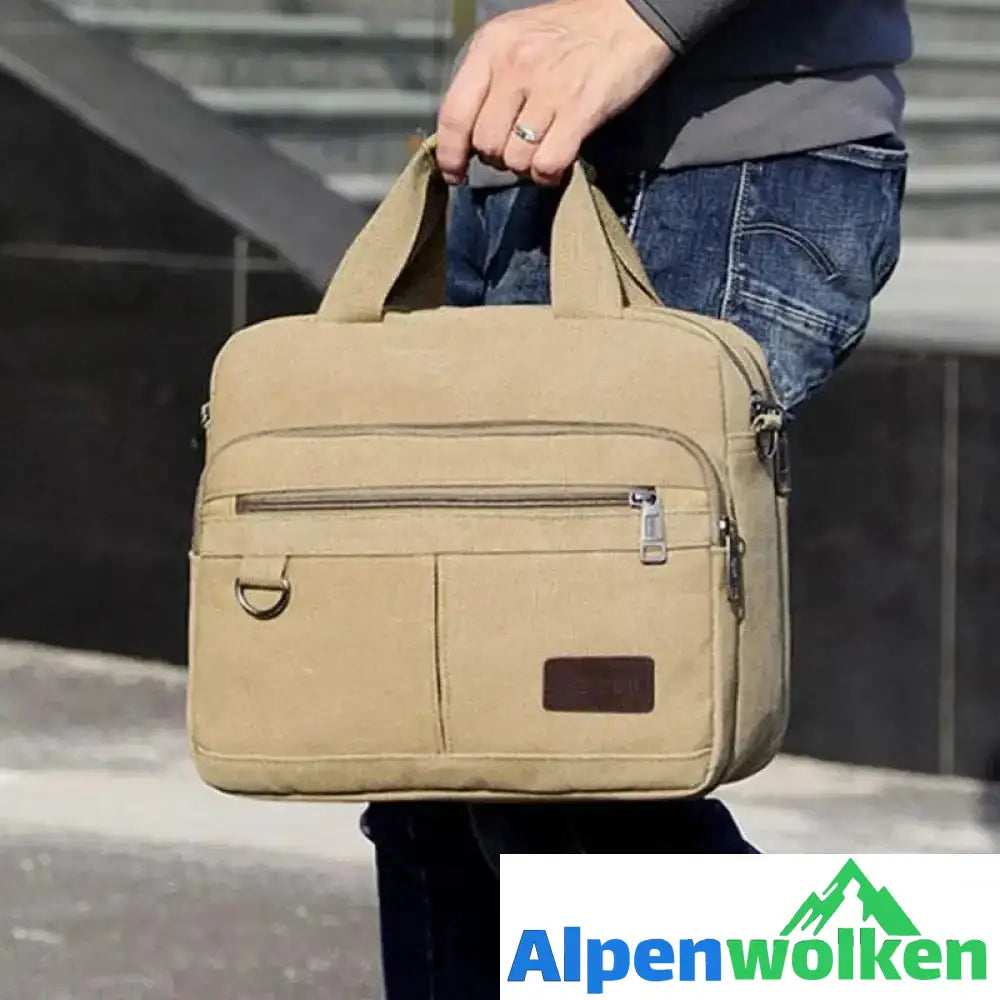 Alpenwolken - Herren Business Handtasche Umhängetasche mit großem Fassungsvermögen