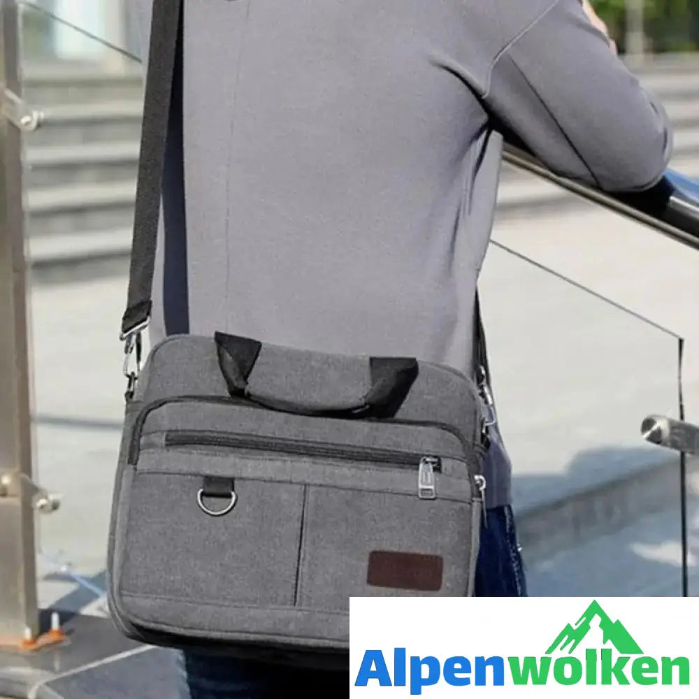 Alpenwolken - Herren Business Handtasche Umhängetasche mit großem Fassungsvermögen