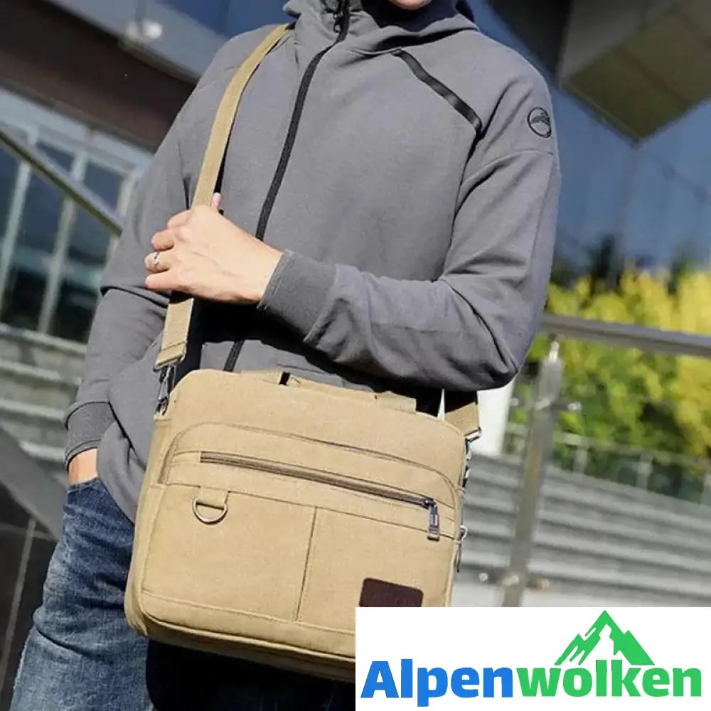 Alpenwolken - Herren Business Handtasche Umhängetasche mit großem Fassungsvermögen